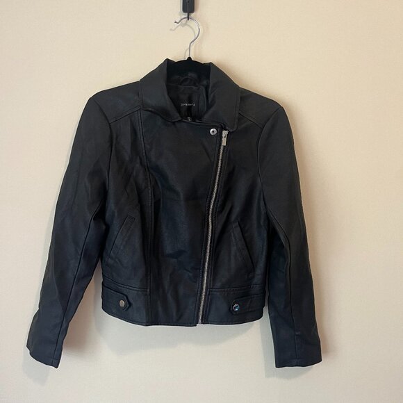 Dynamite Faux Leather Black Jacket - Picture 2 of 5